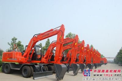 恒特重工42台轮式挖掘机出口吉尔吉斯斯坦，彰显中国制造实力